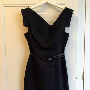 BLACK HALO Jackie O Dress Black